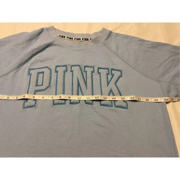 PINK VICTORIA SECRET - BABY BLUE - WOMEN SIZE MEDIUM - Picture 7 of 9
